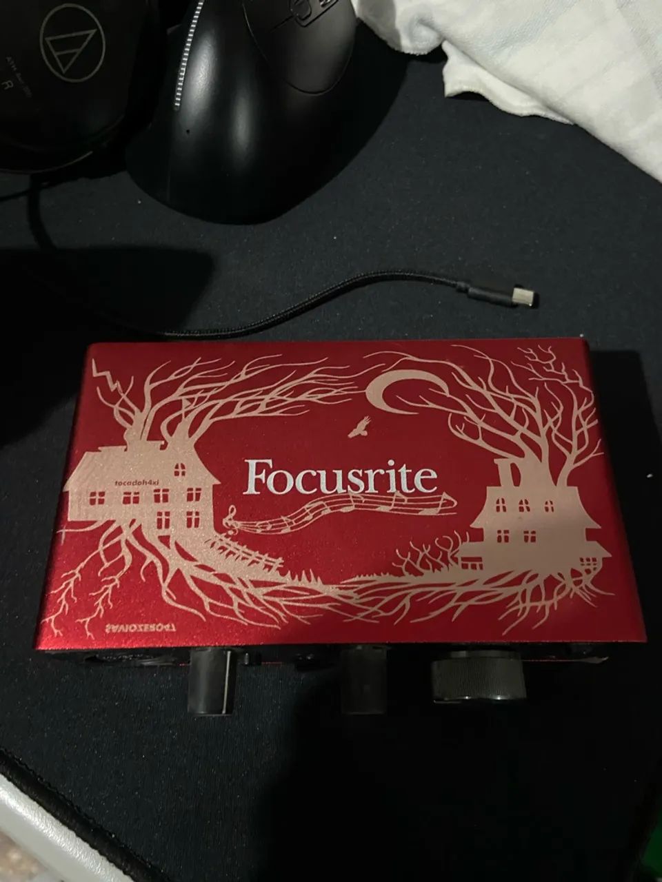 Kit produção musical ou itens separados  ( INTERFACE DE ÁUDIO, MICROFONE E FONE 