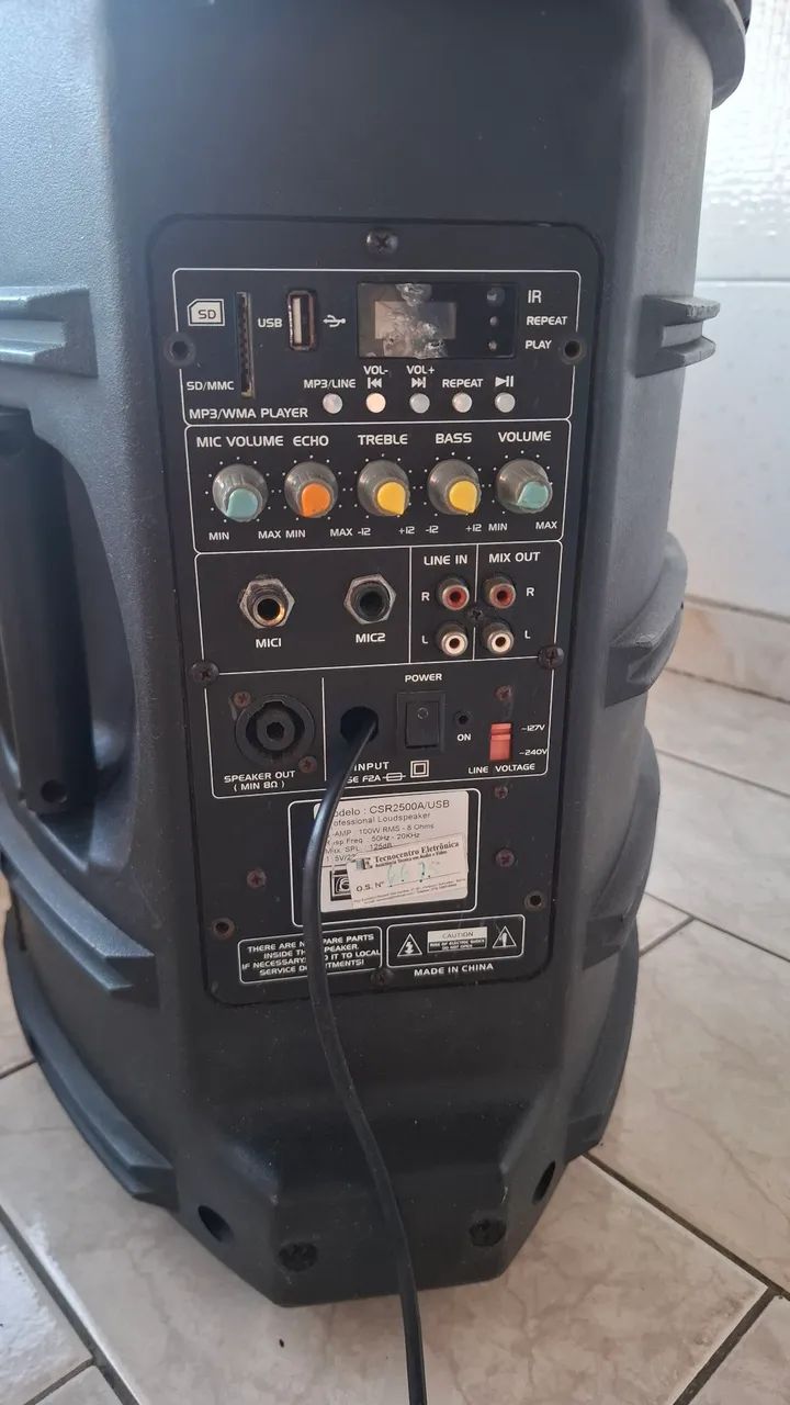 Caixa ativa CSR 2500A/USB - Foto 2