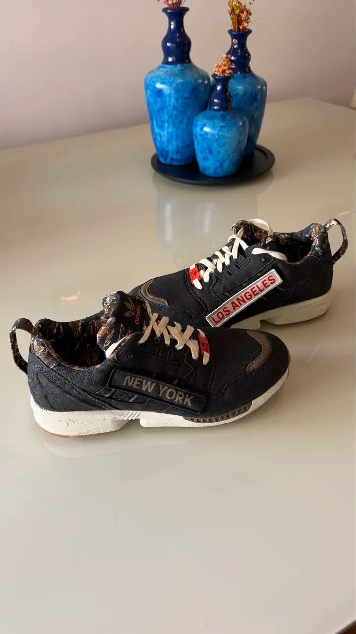 Tênis adidas Torsion ZX 8000 - Preto com Camuflado - Calçados