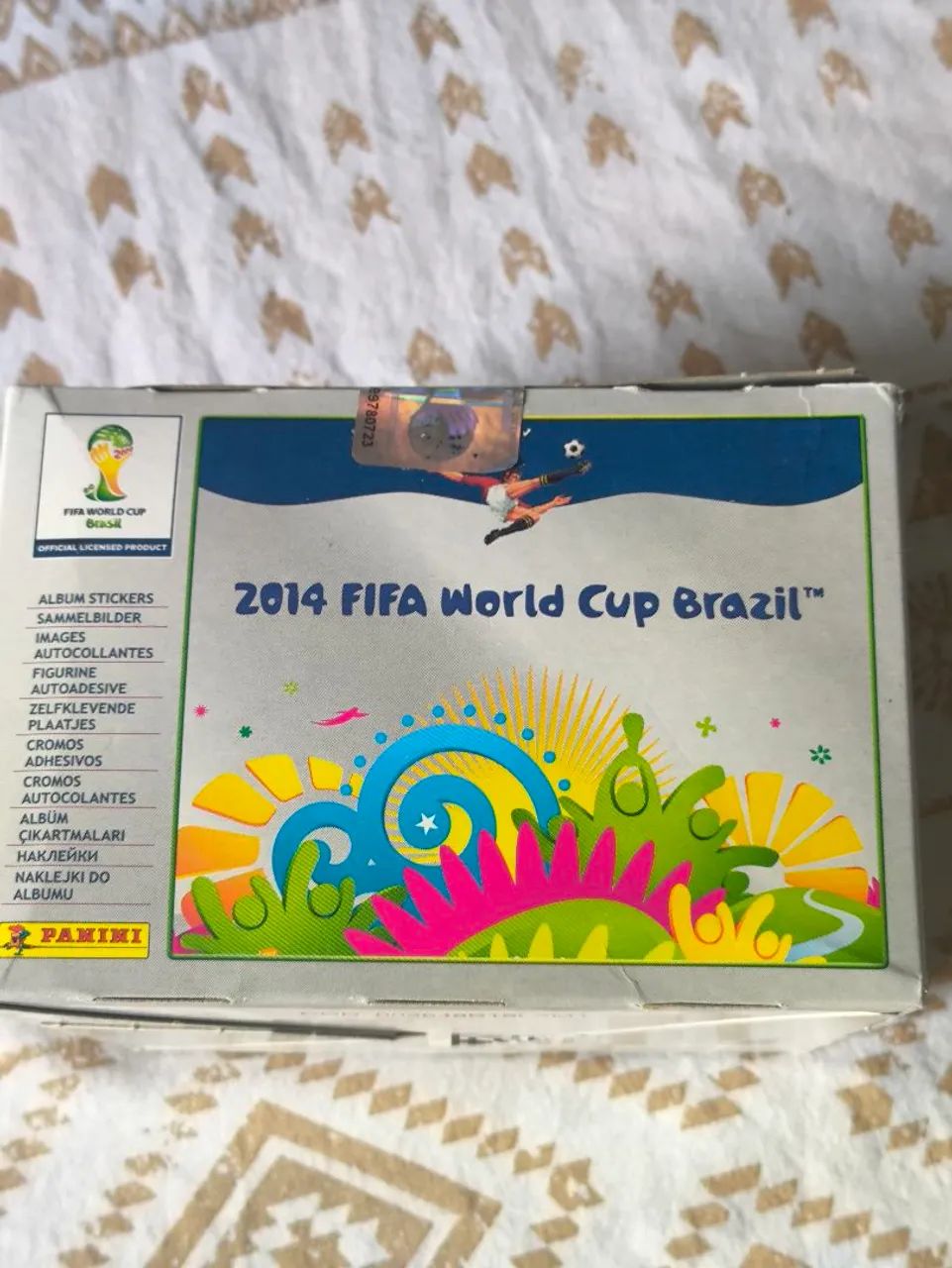 Pacote de figurinhas da Copa do Mundo 2014 - prata - Foto 2