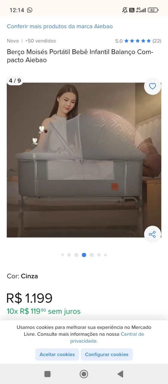 Berço portátil  - Foto 5