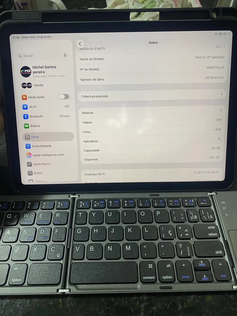 iPad Air m1 5° geração 64gb - Foto 2