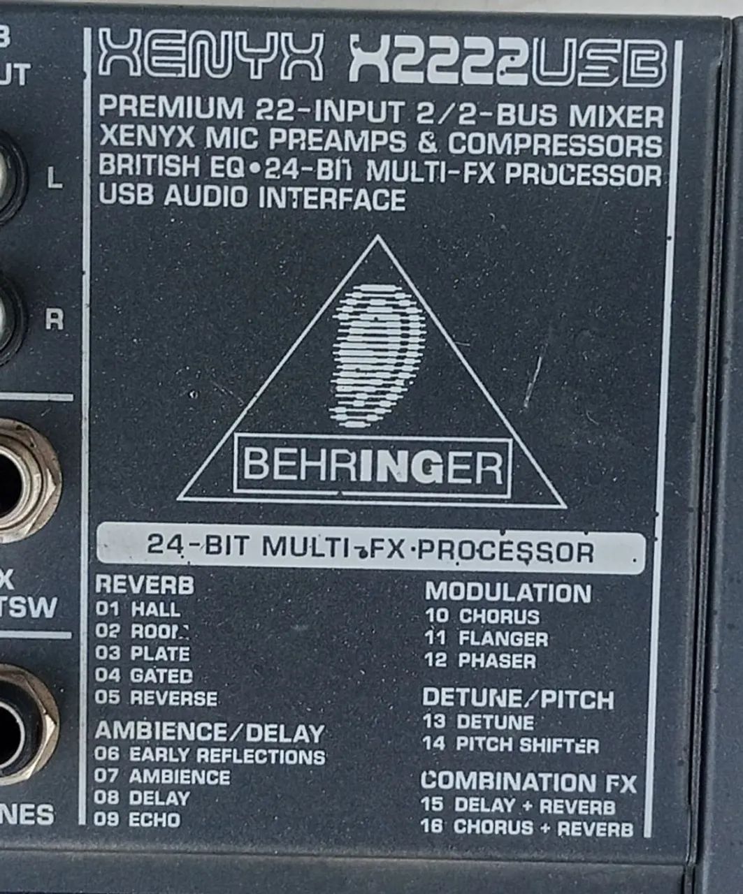 Mesa de som Beringuer x2222usb - Foto 4