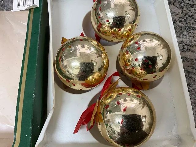 Bolas de vidro de Árvore de Natal - Foto 2