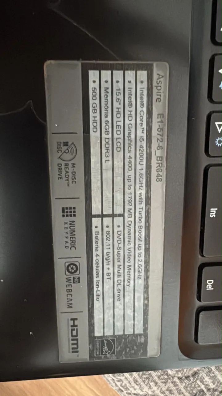 Notebook Acer Aspire E1 core i5 - Foto 4