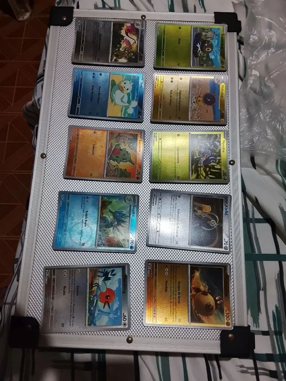 Set Cartas Pokémon Originais Holo Comuns - Foto 2