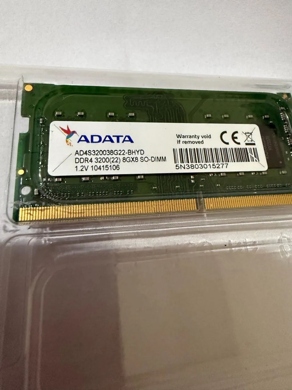 8GB DDR4 sodim notebook 