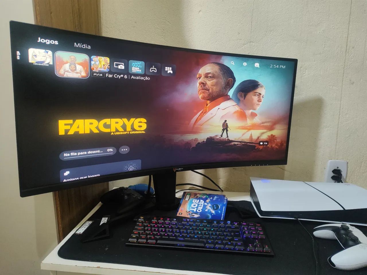 Monitor curvo 34 polegadas husky tempest aceito cartão! - Foto 4
