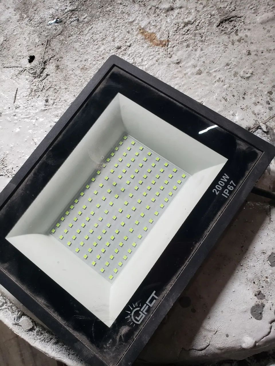 Refletor led verde 200w ip67