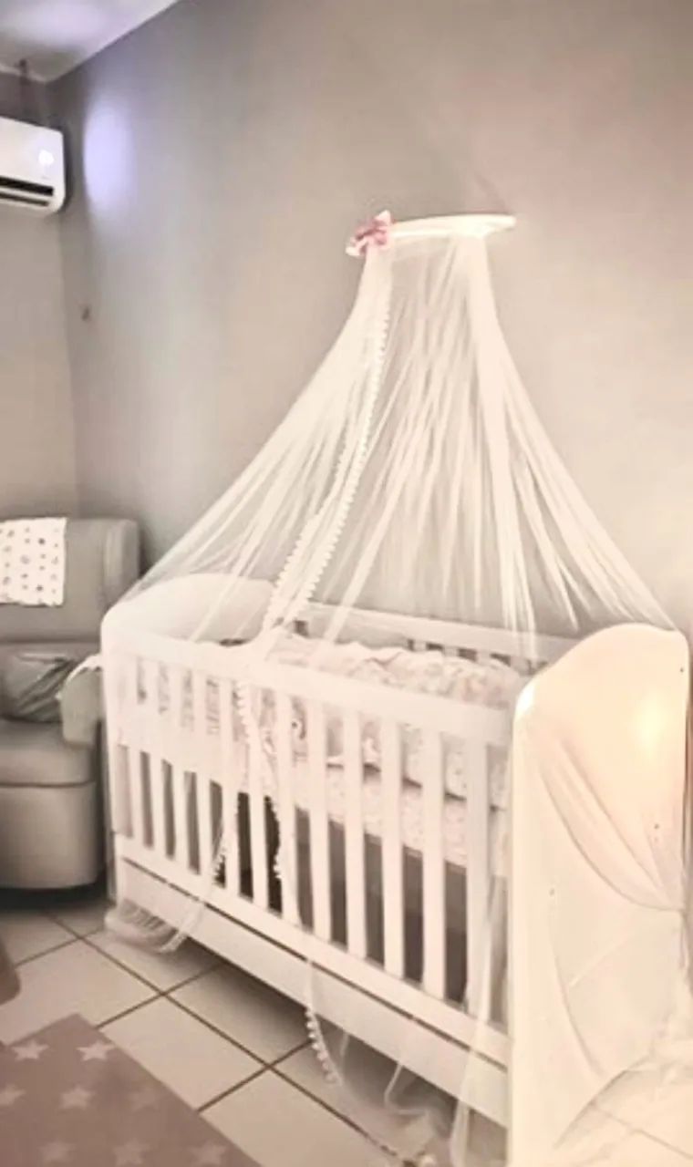 Berço com colchão e cortinado  - Foto 5