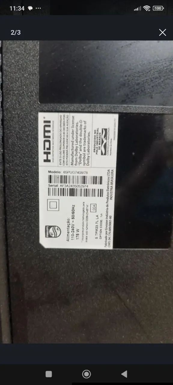 Vendo tv com problema - Foto 3