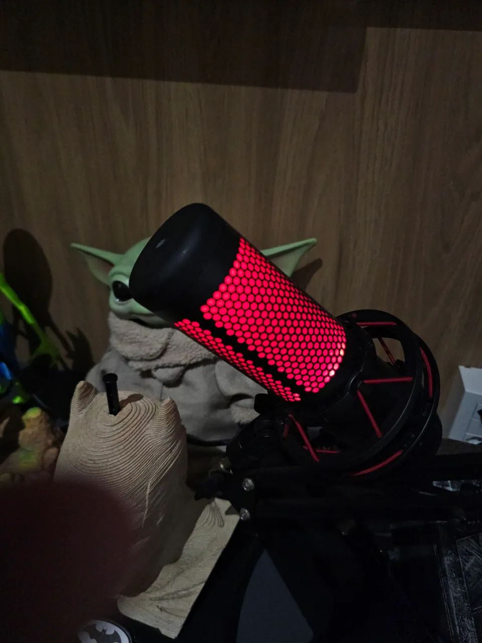 MICROFONE PROFISSIONAL HYPER QUADCA +BRAÇO ARTICULADO 