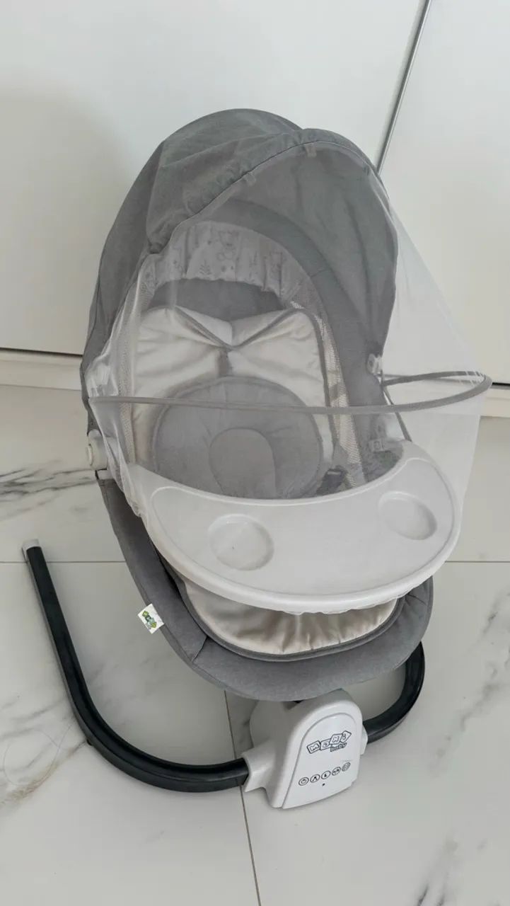 Cadeira de balanço e descanso bebê musical automática maxi baby  - Foto 4
