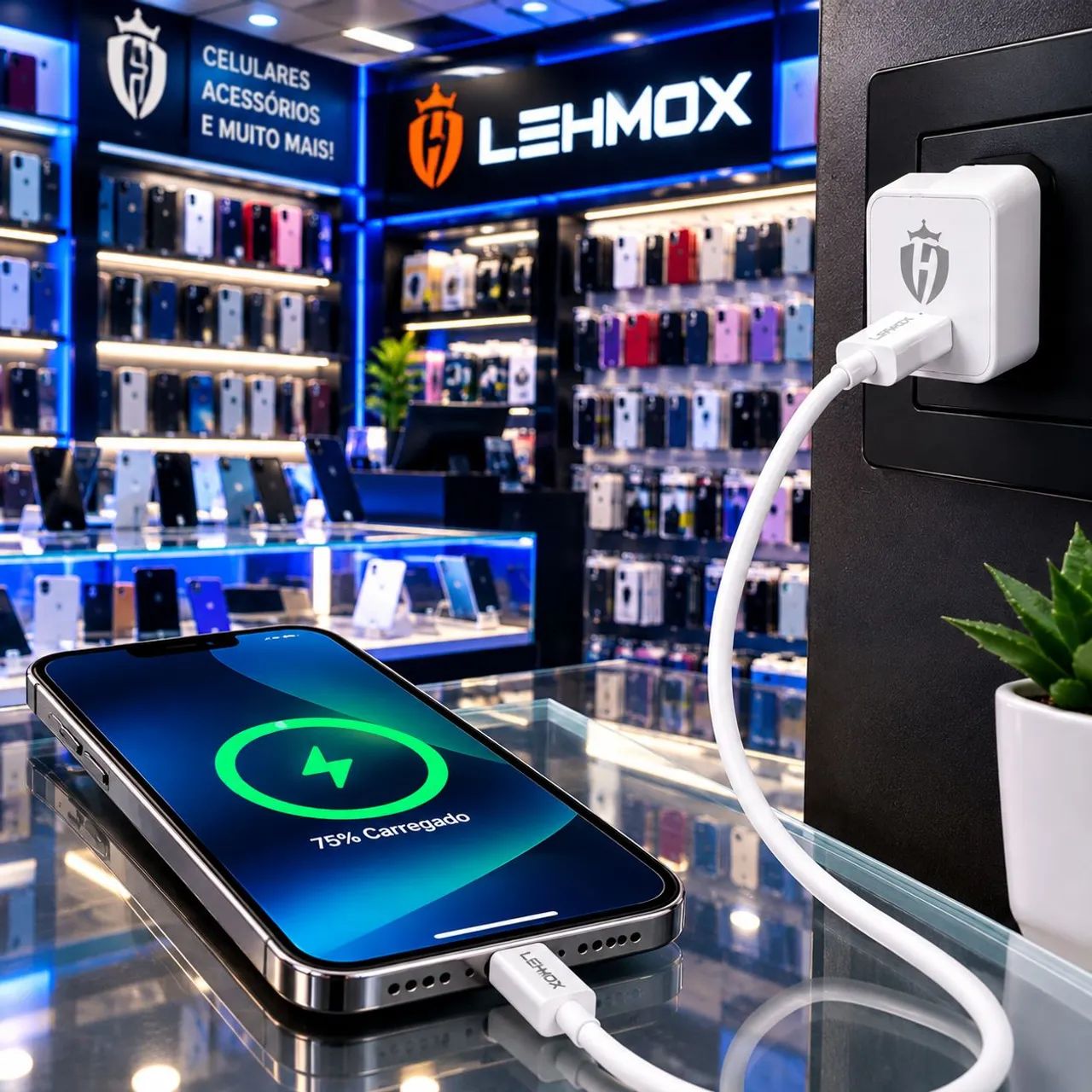 CABO USB TIPO C LEHMOX TURBO 3A - BRANCO - Foto 4