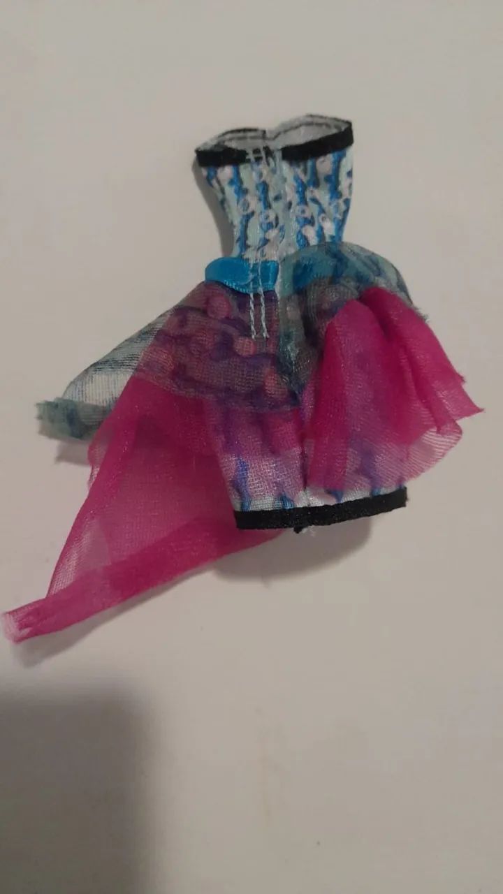 Monster High Vestido Lagoona Dot Dead (Não faço entrega em mãos)((Não aceito ofertas)) - Foto 2