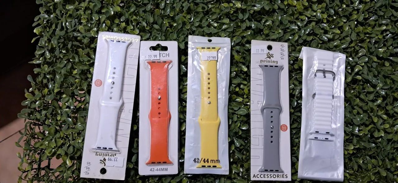Pulseiras para smartwatch em diversos materiais  - Foto 6