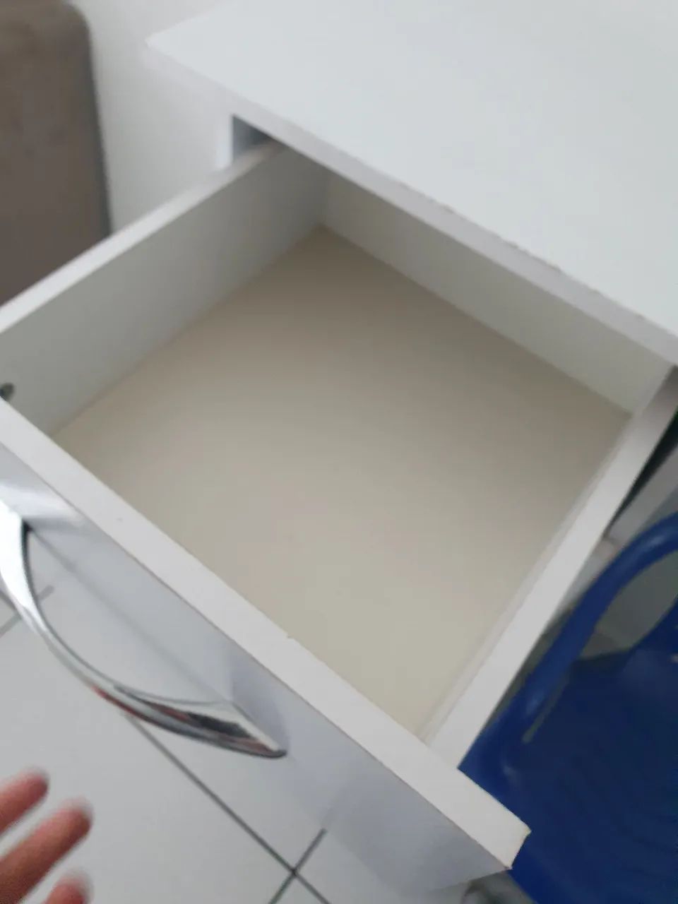 Armário Pequeno Branco Retângulo - Foto 3