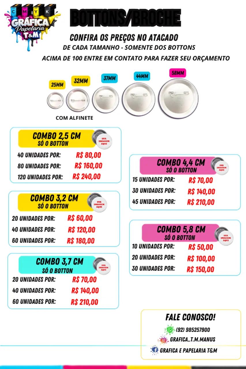 bottons personalizados