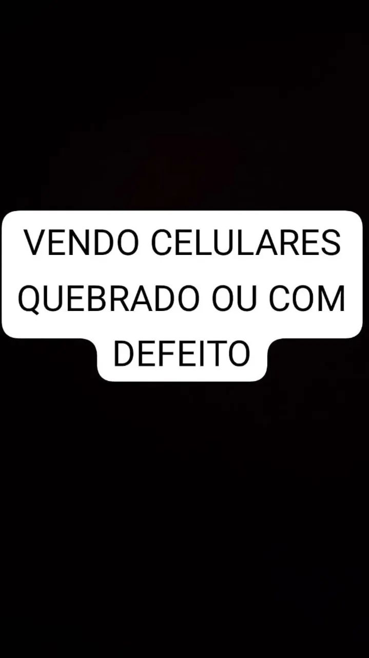 Vendo celulares com defeito ou danificados