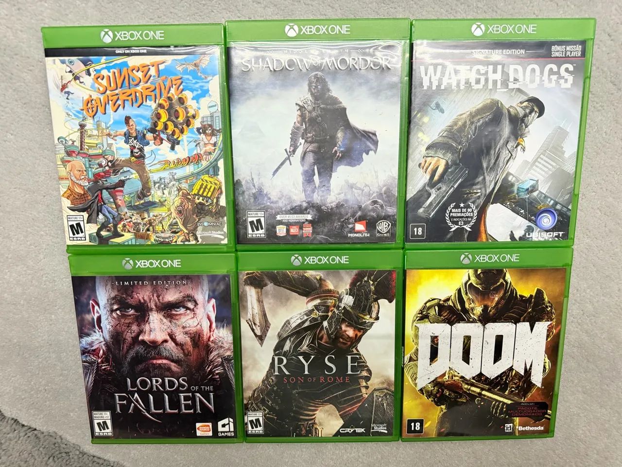 Kit jogos xbox one 