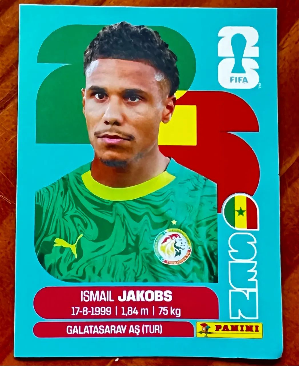 Figurinha da copa SEN 6 ? 