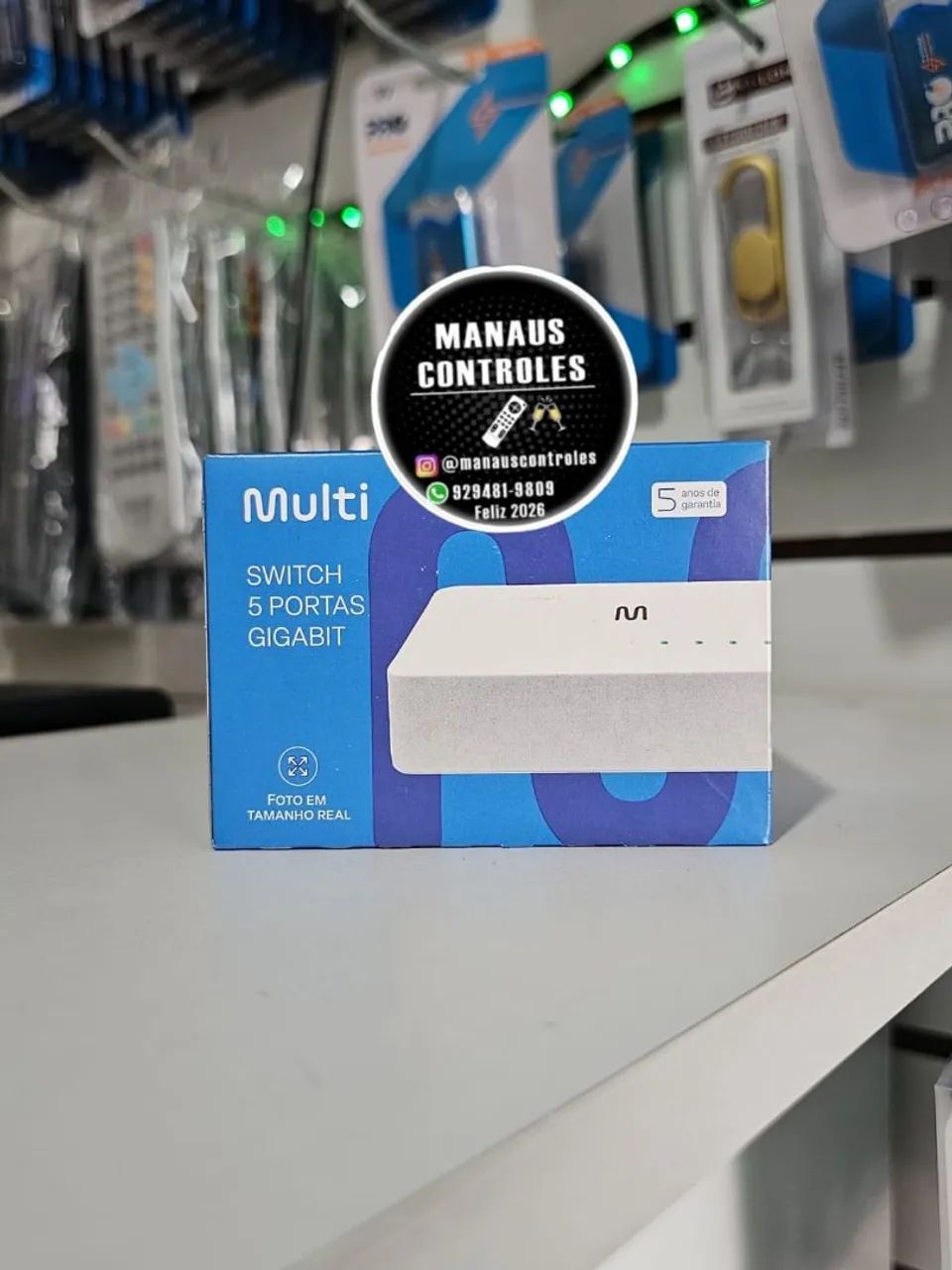 Switch gigabit 5 portas multi 