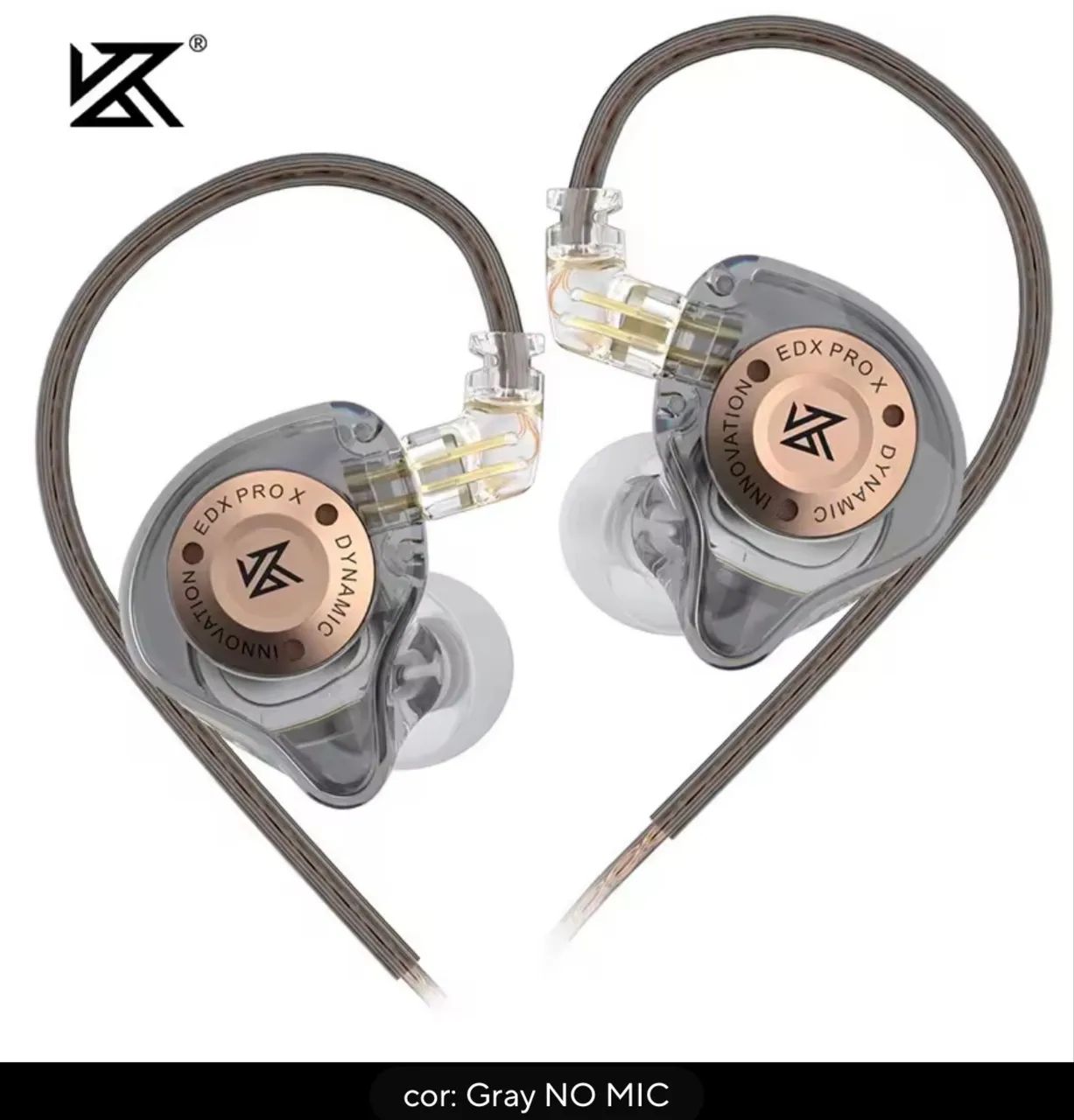 Fone intra-auricular Kz EDX PRO X sem microfone Lacrado! - Foto 3