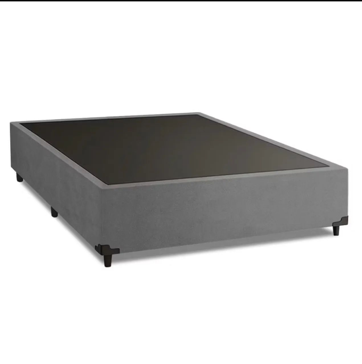 Box casal tecido suede