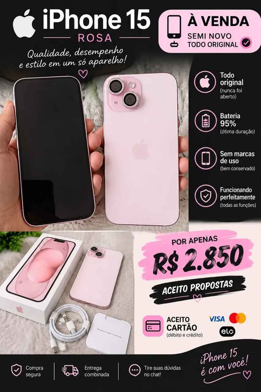 iPhone 15 sem nenhum detalhe 