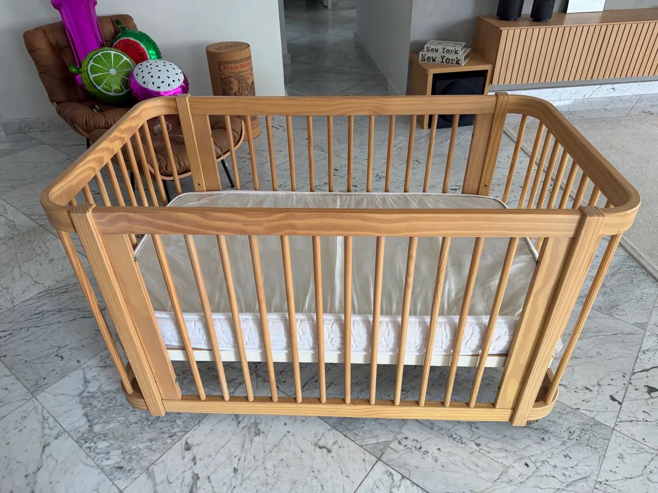 Berço evolutivo Quarter com colchão ortobom  - Foto 4