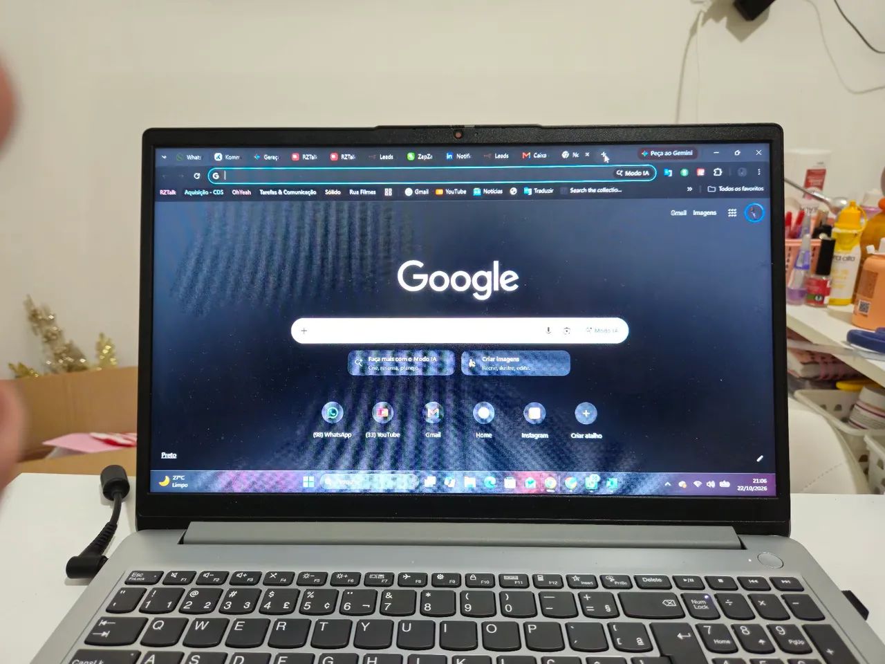 Notebook Lenovo i3 com SSD - Foto 4