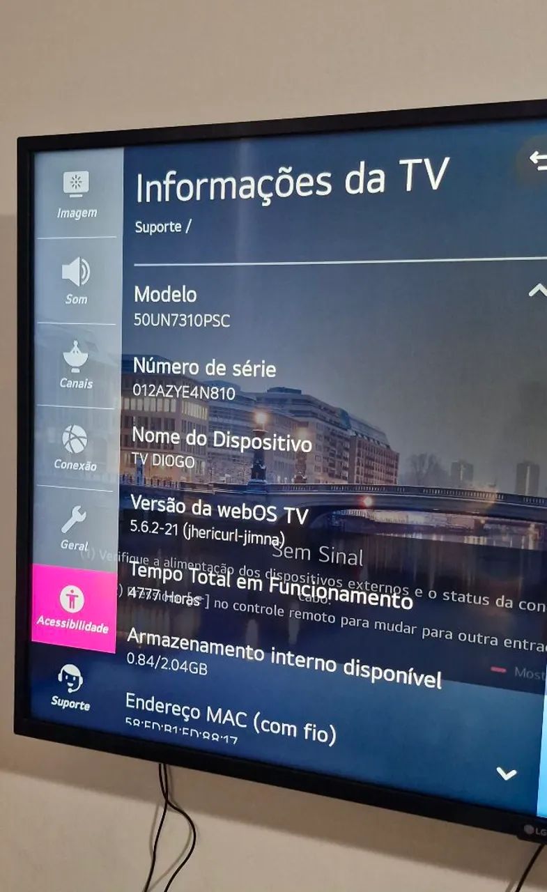 Smart TV LG de 50 polegadas 4K UHD ThinQ AI - Foto 3