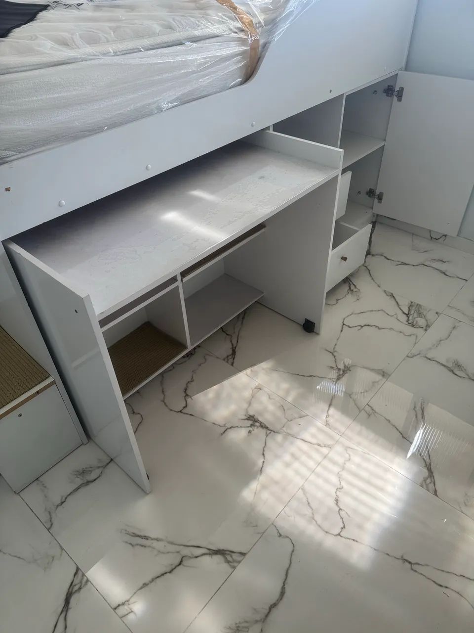 Cama Multifuncional SOLTEIRO + Colchão Flex - Foto 5
