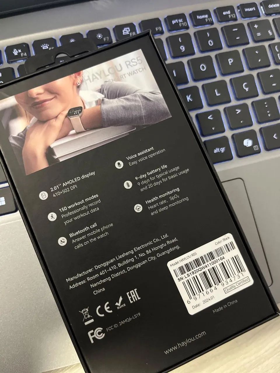 Smartwatch Haylou RS5 - AMOLED 2,01" - Foto 4