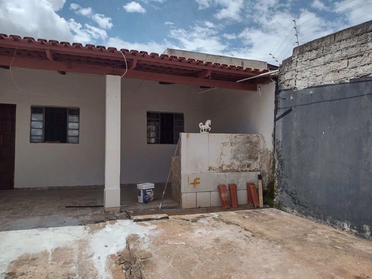 Aluguel casa 2 quartos, sozinha lote  - Foto 2