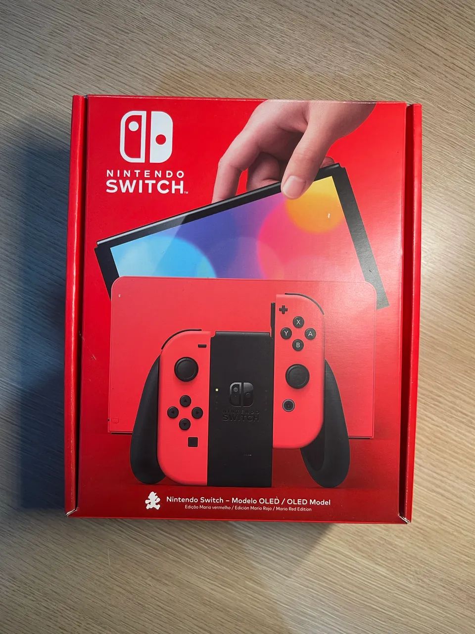 Nintendo Switch Oled - Vermelho - Edição Mário