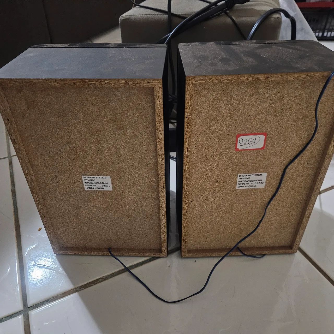 2 caixas de som Philips mais amplificador kinter.  Modelo FWM2200 - Foto 5