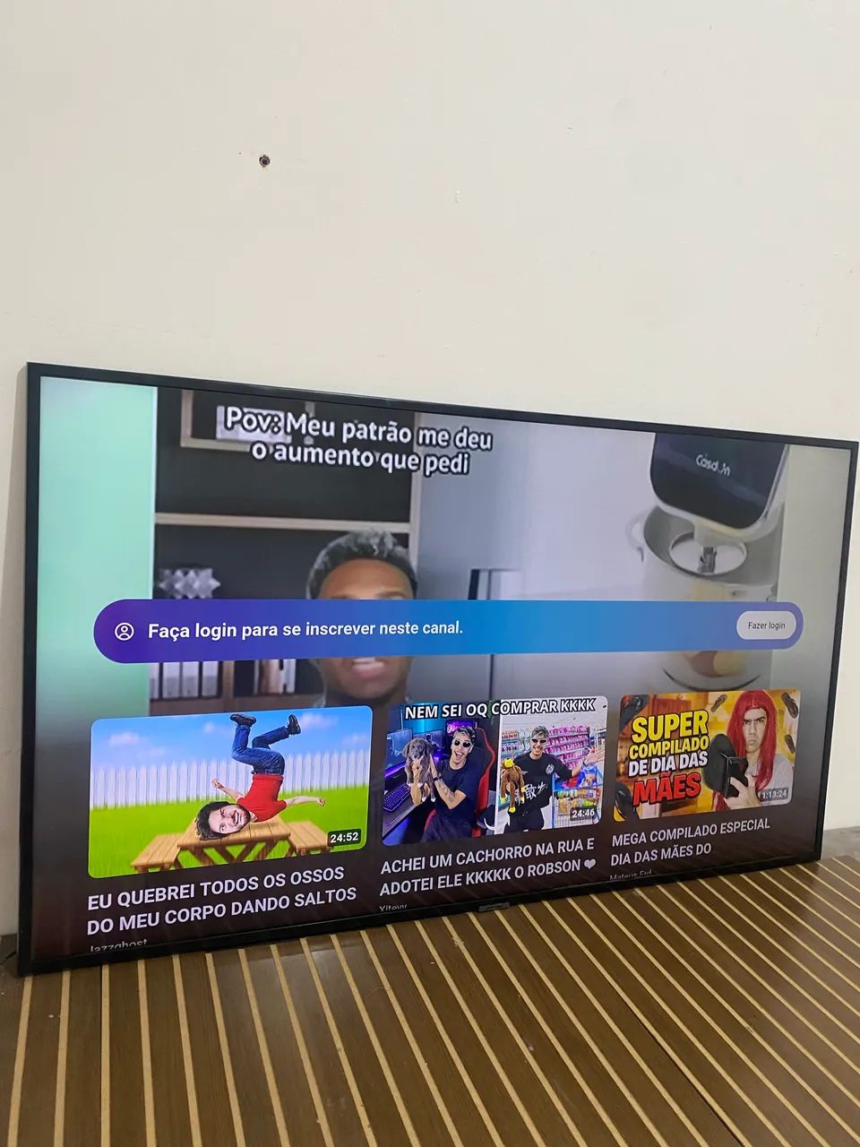 Tv Samsung 50 polegadas Smart 4k funcionando perfeitamente  - Foto 3