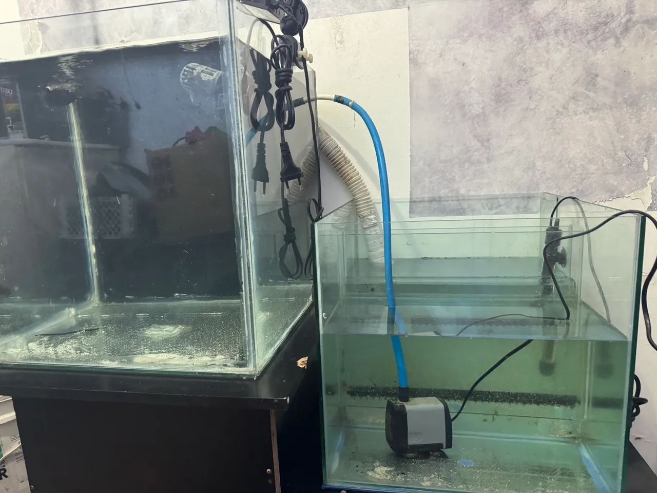 Aquário cubo 45 cm mais Sump completo - Foto 4