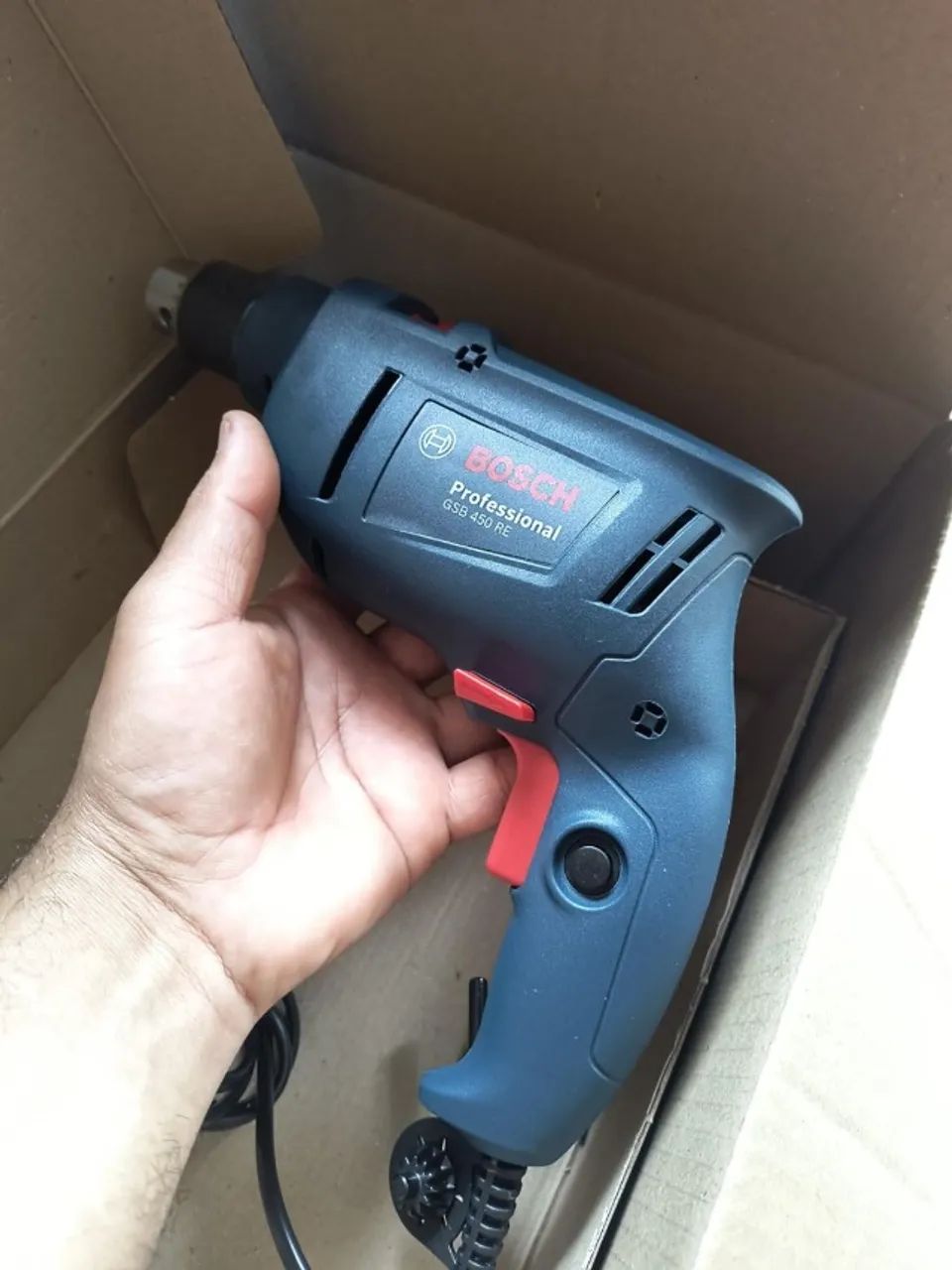Furadeira de Impacto Bosch 450W - Foto 2