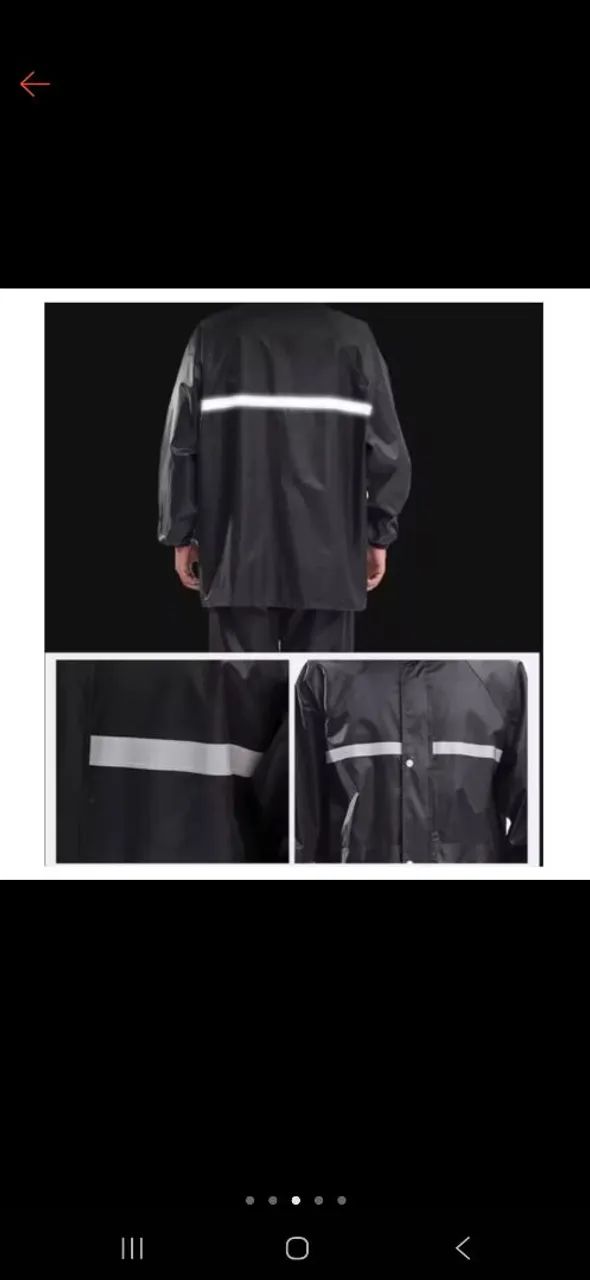Capa de chuva para motoboy - Foto 2