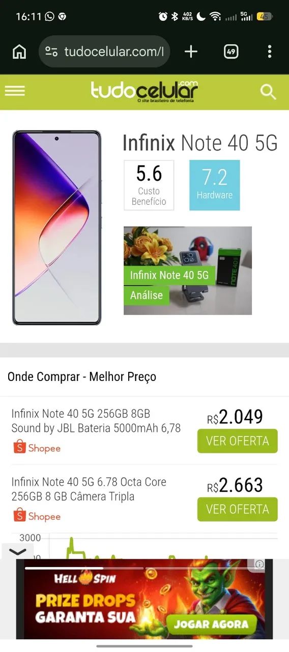 Celular infinix  - Foto 3
