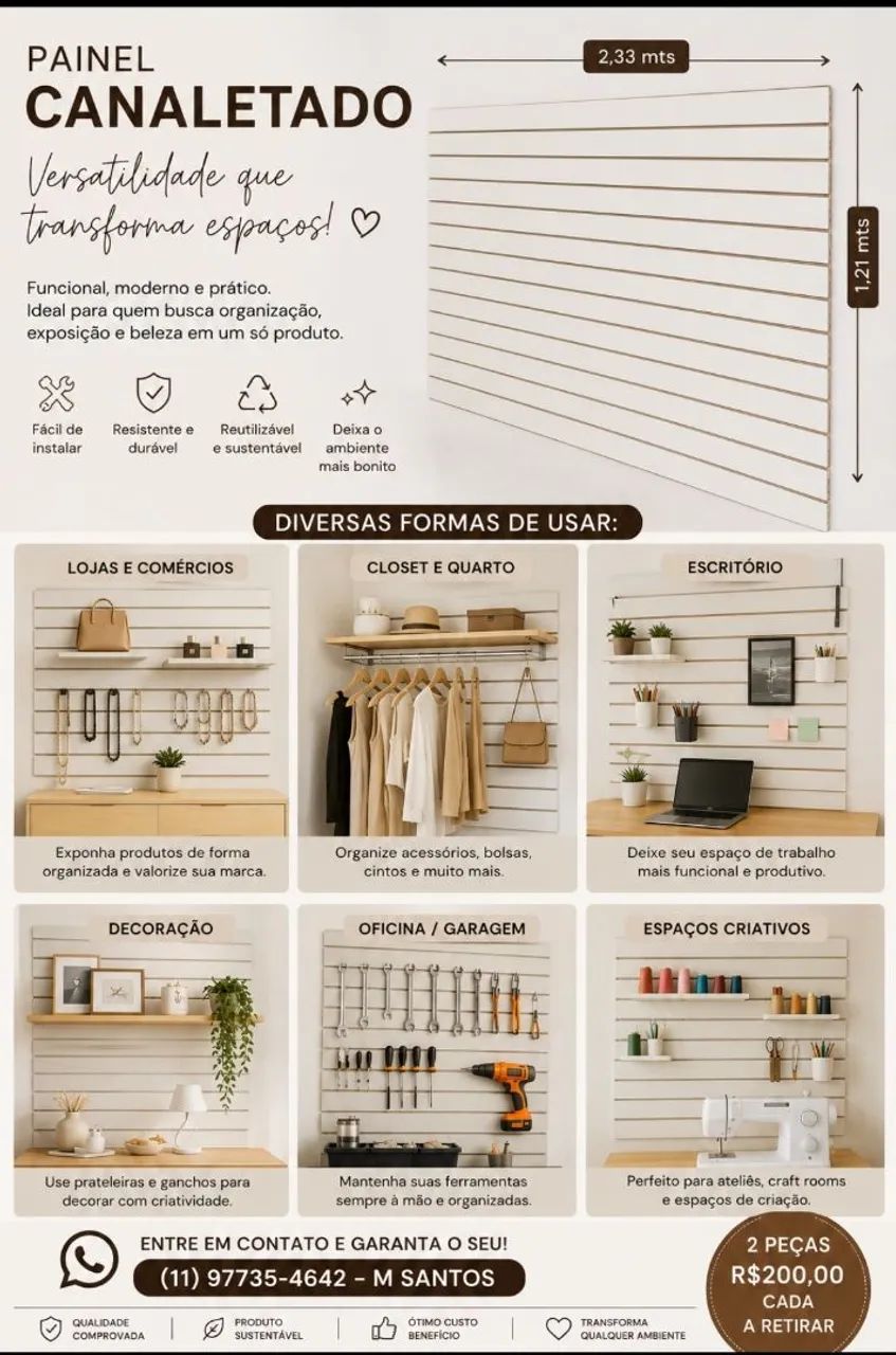 Painel CANALETADO  - Foto 2