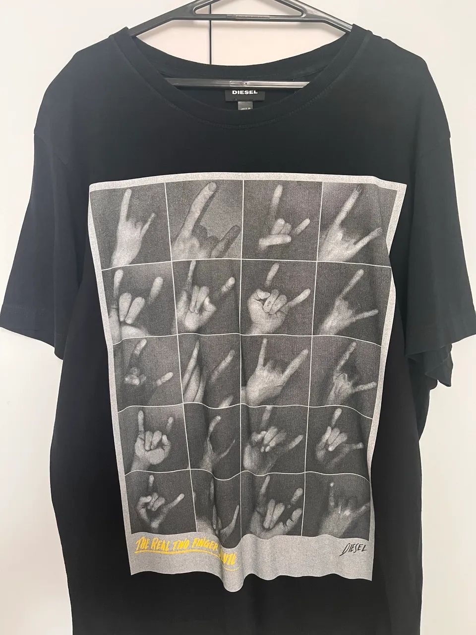 Camisa em malha Diesel original TAM M. Super nova.