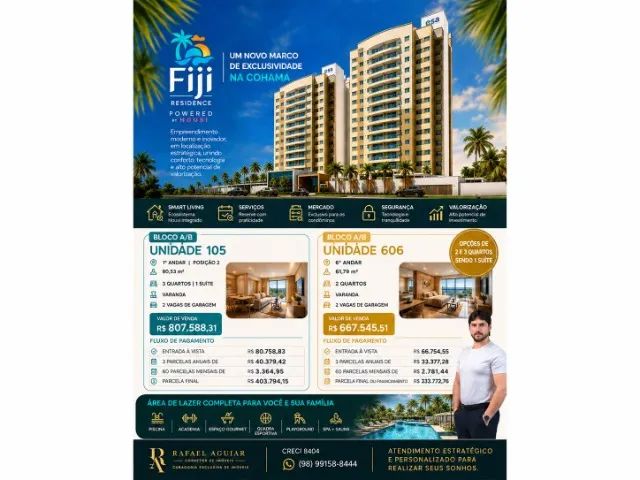 Apartamento na Cohama | 2 e 3 Quartos | Lazer Completo