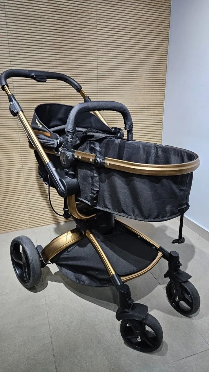 Carrinho de Bebe Dzieco Vulkan 360 - Foto 3