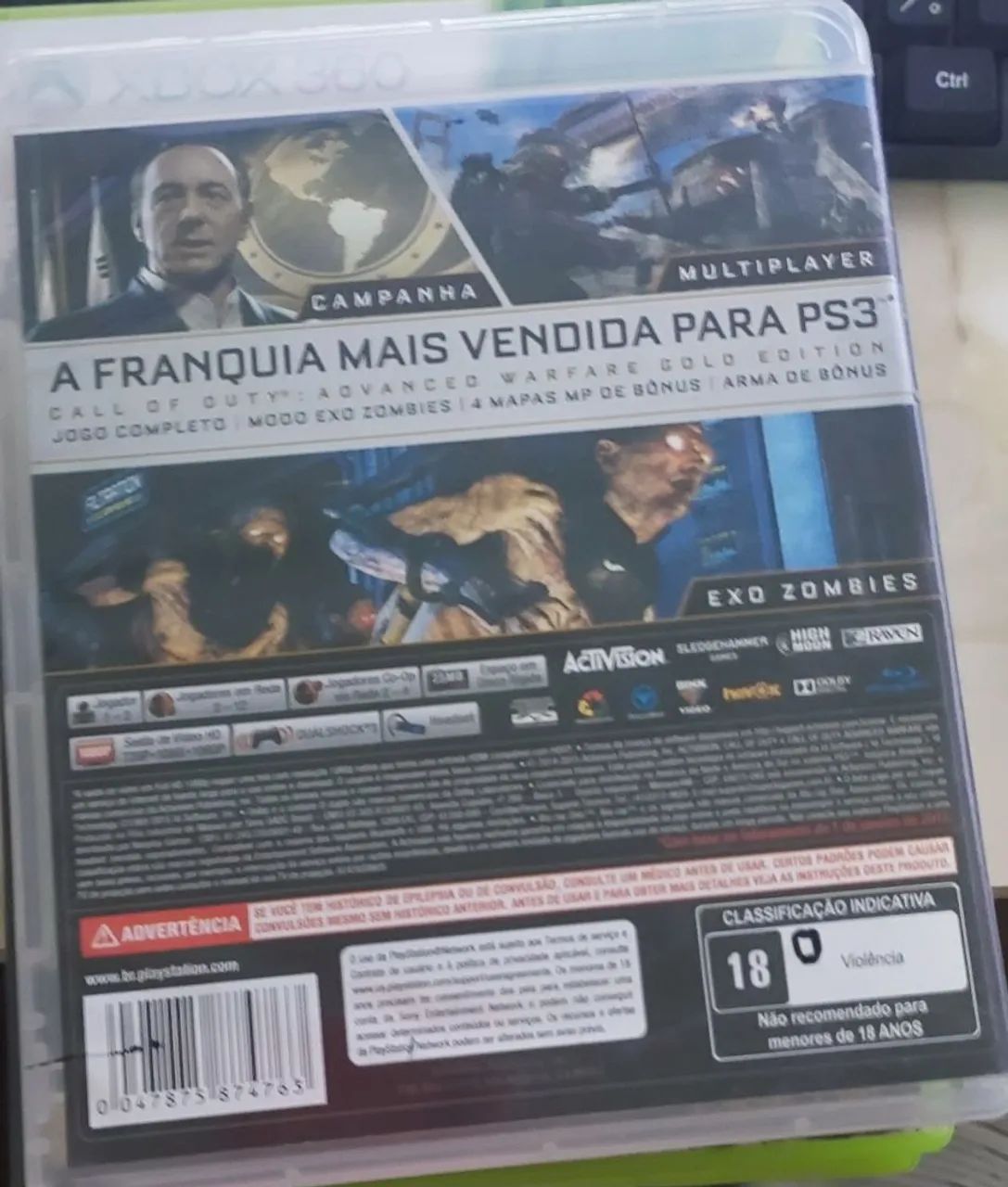 Call of duty advanced warfare Playstation 3 completo brasileiro - Foto 3