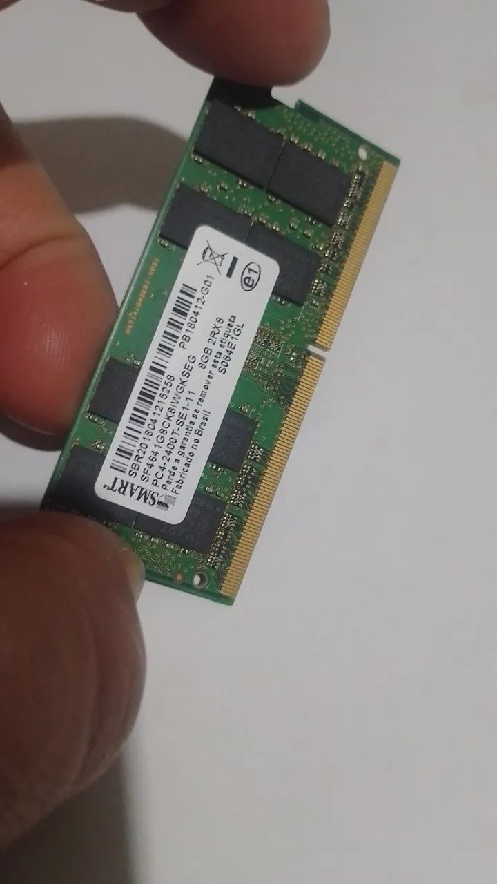 Memória ddr4 notbook 
