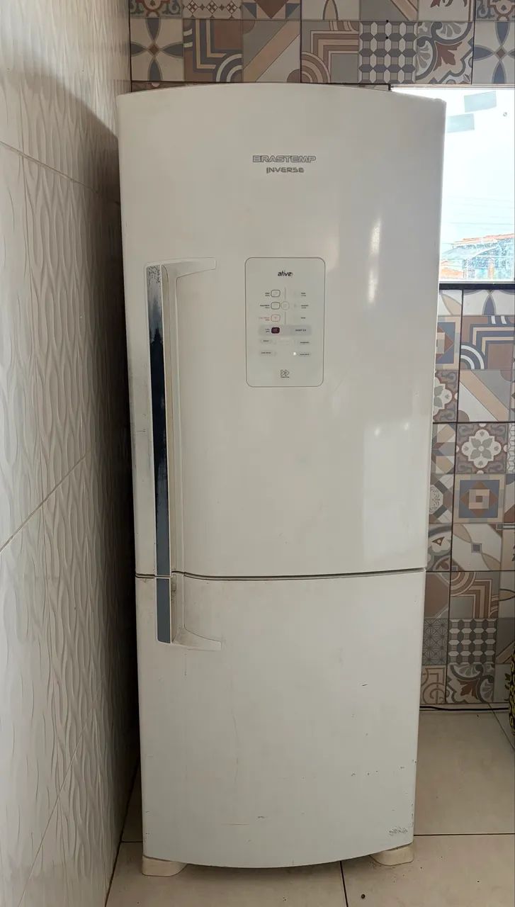 GELADEIRA BRASTEMP INVERSE BRANCA 