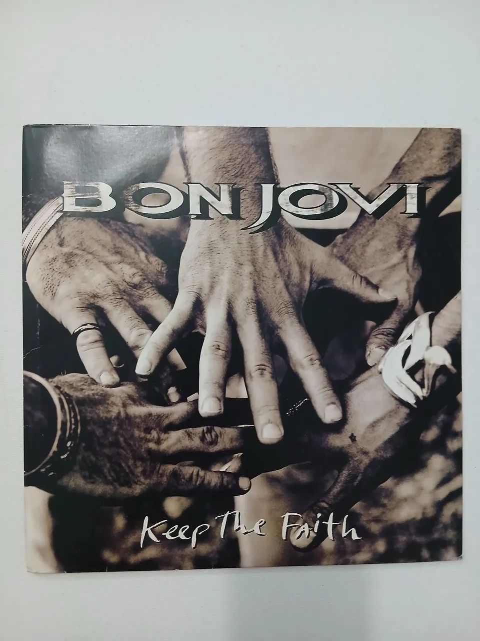 Lp bon jovi " keep the faith" usado